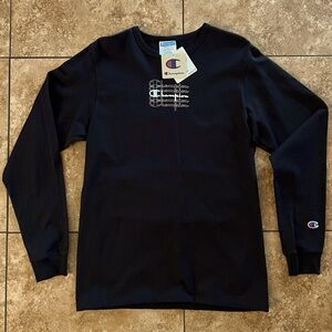 Black Champion Long Sleeve Shirt